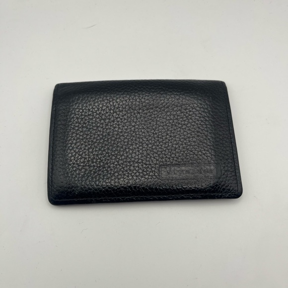 Burberry Black Leather Nova Check Business Card Case w/ COA - Picture 1 of 8